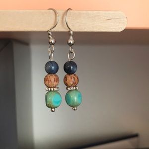 Beautiful earrings with a ocean flare